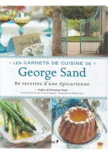couverture les carnets de cuisine de George Sand